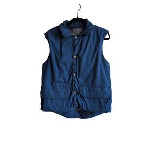 Vintage Woolrich Wool Blend Blue Plaid Vest size M